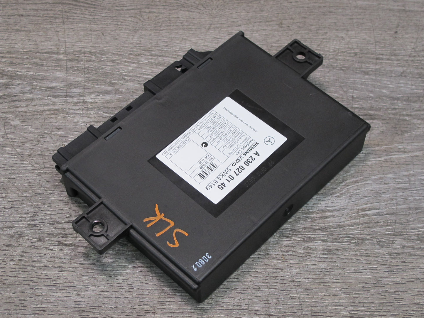 07-12 Mercedes R230 Sl-class Keyless GO Entry Control Module 2308270145 OEM