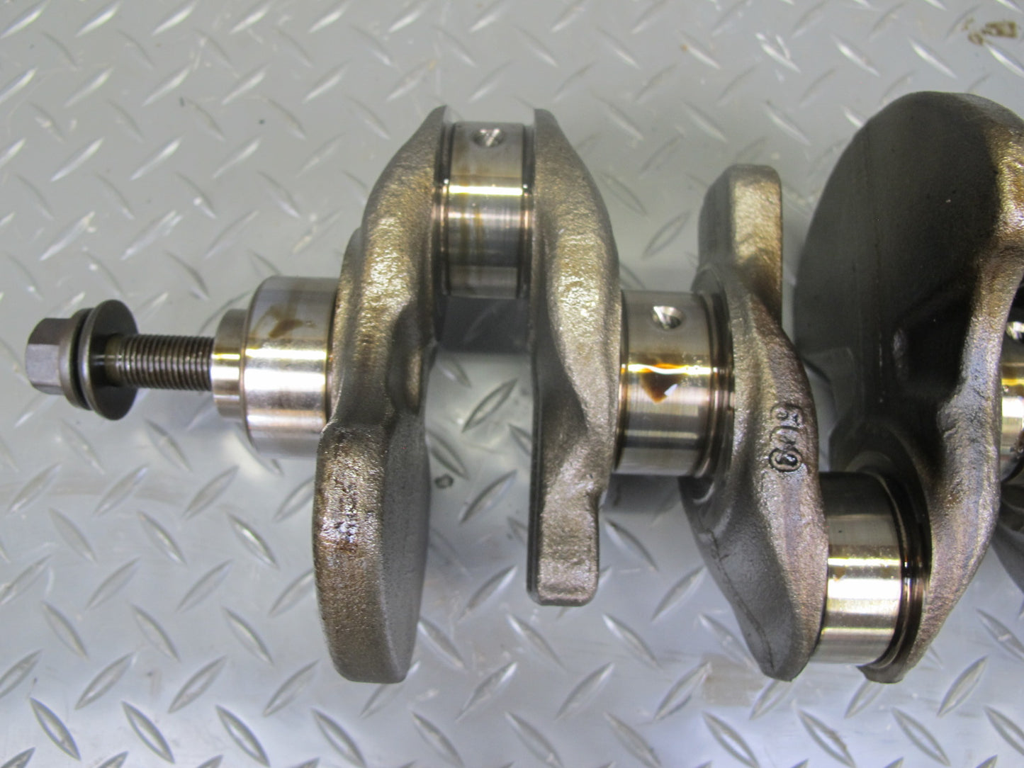 07-15 Mini R56 R57 R58 R60 N14 N18 Engine Crankshaft w Bearing Shells 77K OEM