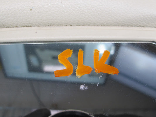 07-12 Mercedes R230 Sl-class Set of 2 Front Left & Right Sun Visor Beige Damaged