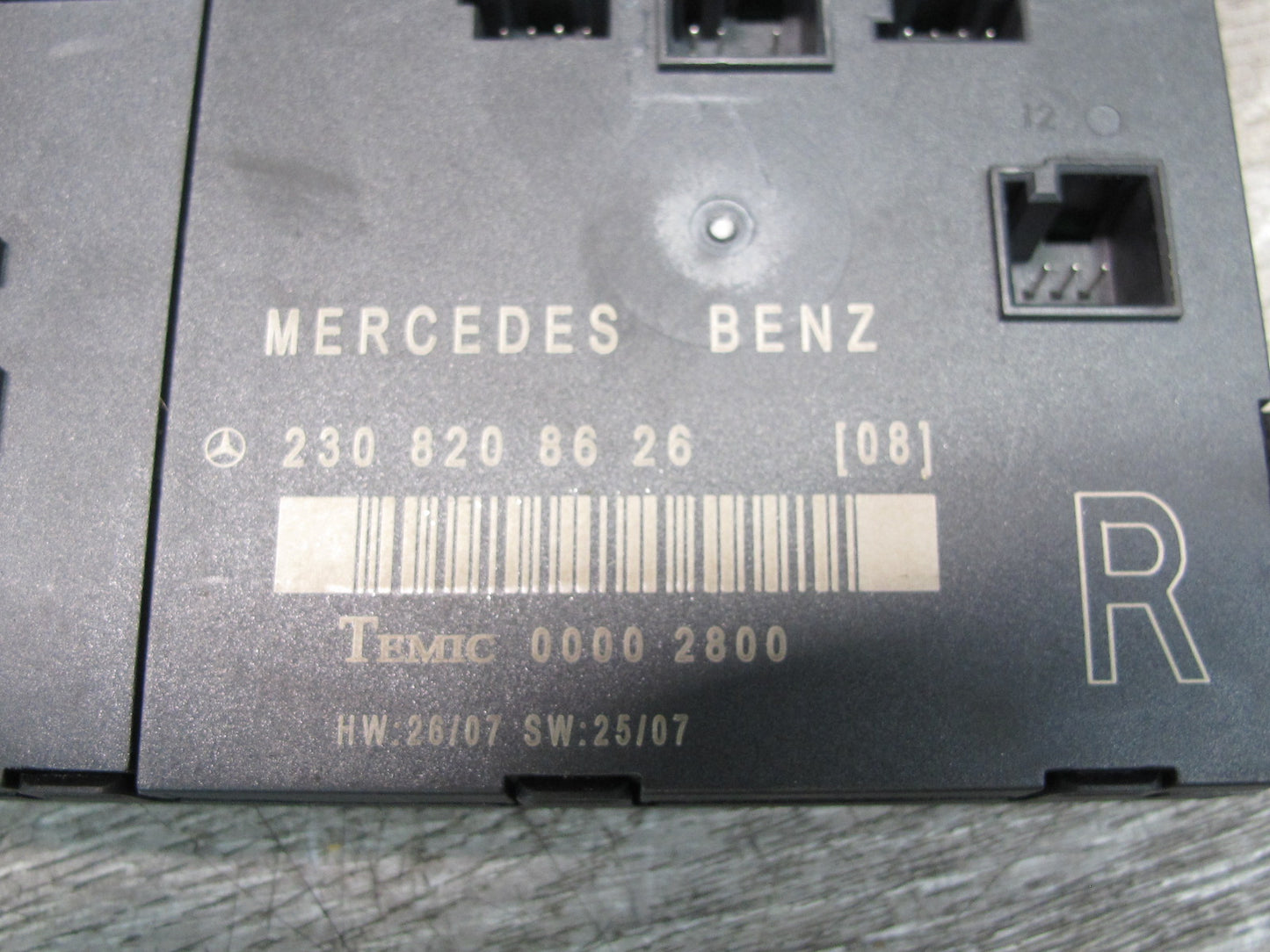 03-12 Mercedes R230 Sl-class Right Door Control Module 2308208626 OEM