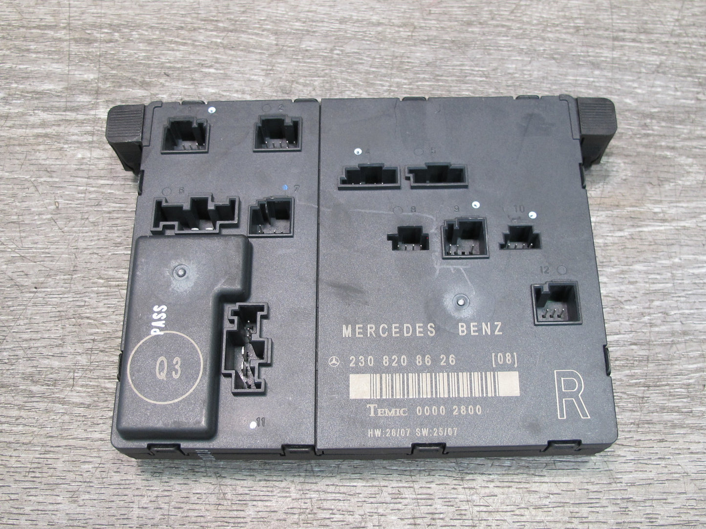 03-12 Mercedes R230 Sl-class Right Door Control Module 2308208626 OEM