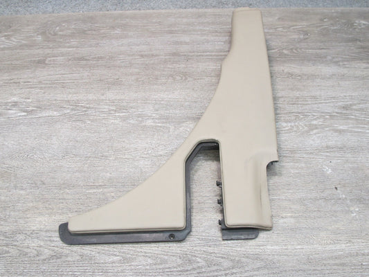 07-12 Mercedes R230 Set of 2 Rear Quarter Hinge Flap Trim Edge Cover Beige OEM