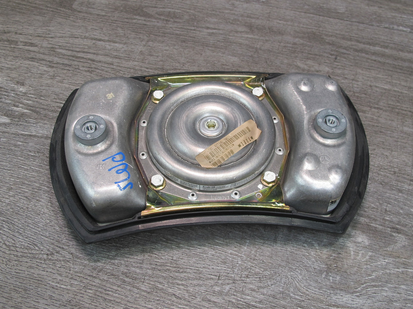 86-91 MERCEDES W126 560SEC FRONT LEFT DRIVER SIDE STEERING WHEEL SRS AIRBAG OEM