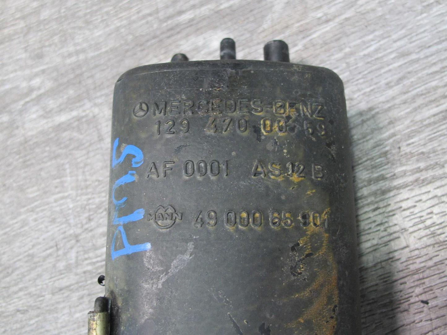 86-91 Mercedes W126 C126 Fuel Evap Vapor Charcoal Canister 1294700059 OEM