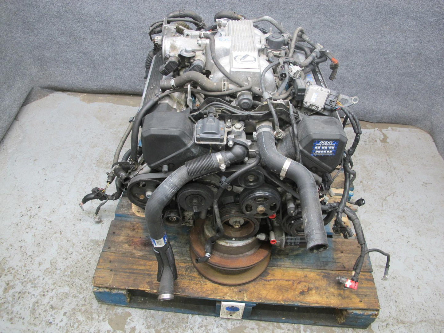 95-97 Lexus UZZ30L SC400 4.0L 1UZFE VIN H 5TH Rear Sump Complete Engine Motor