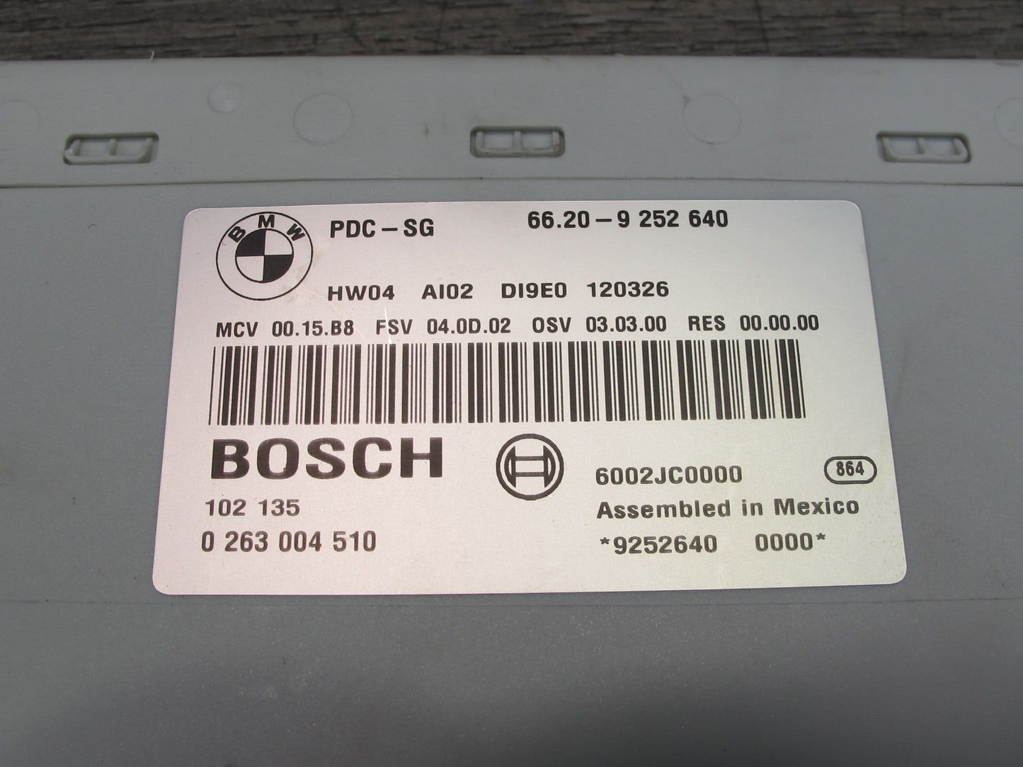 11-13 Mini Cooper R55 R56 R57 R60 R61 PDC Parking Distance Control Module OEM