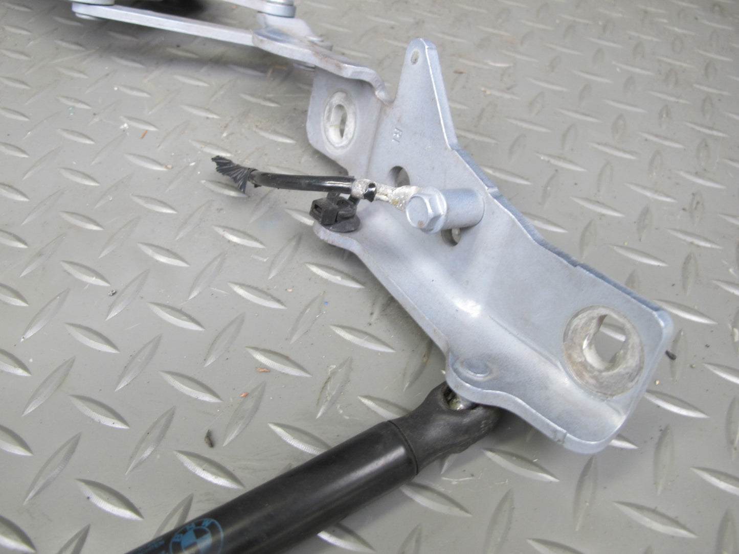 2008-2014 BMW E71 E72 X6 Front Left & Right Hood Hinge w Support Set of 2