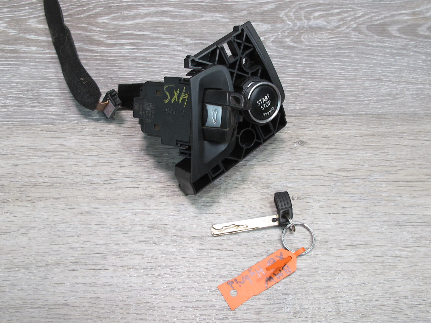 2010 BMW E72 X6 4.4L N63 Hybrid Engine ECU DME CAS3 Start Stop Lock KEY Set