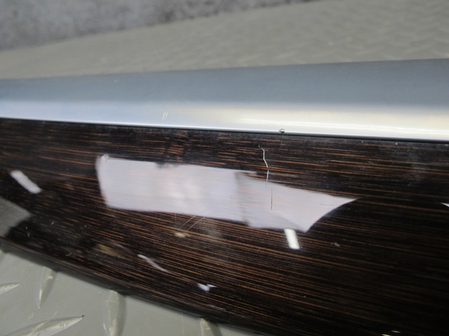 2008-2014 BMW X6 E71 E72 Rear Right & Left Door Panel Wood Trim W/ Handle Set