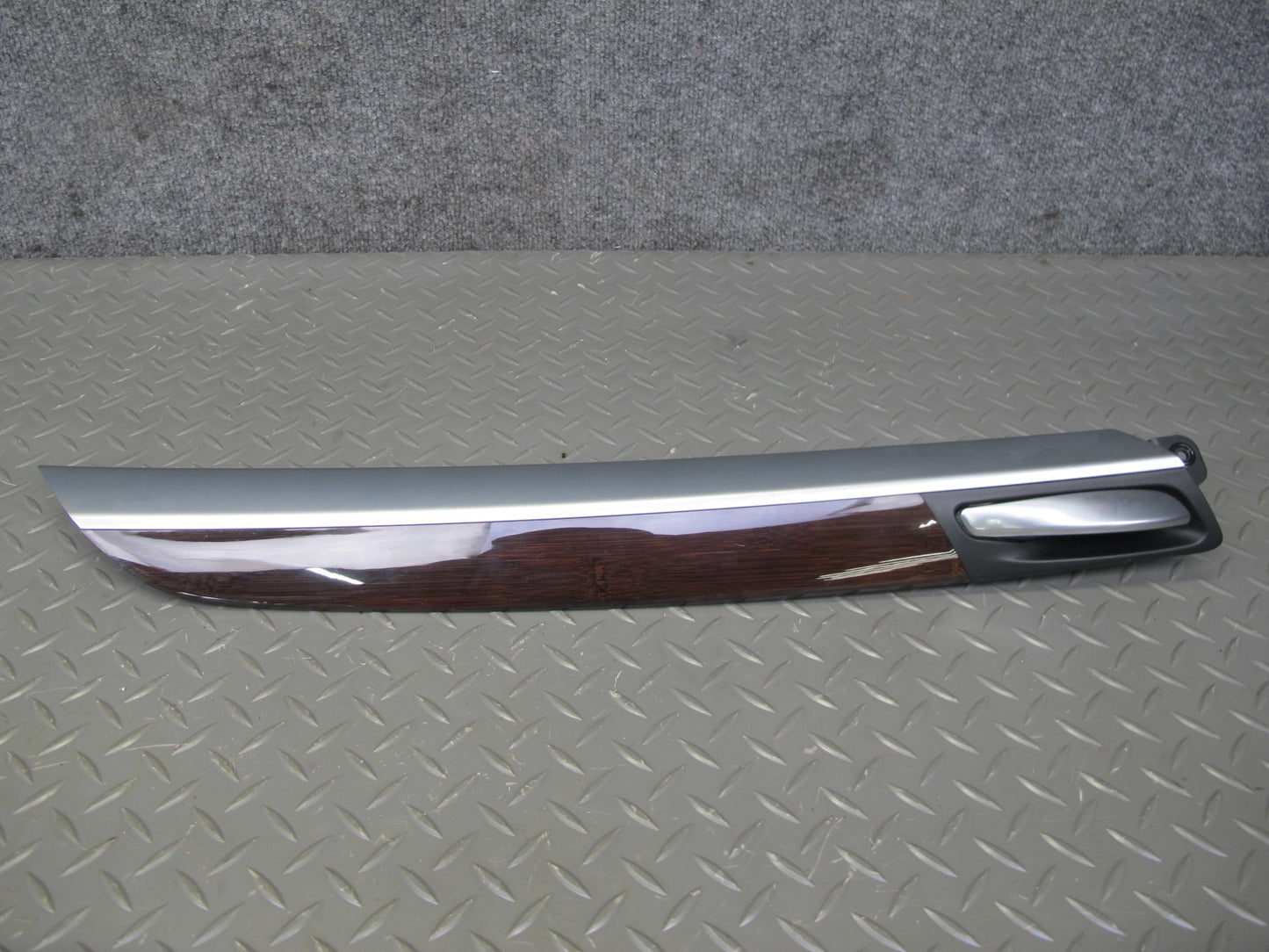 2008-2014 BMW X6 E71 E72 Rear Right & Left Door Panel Wood Trim W/ Handle Set