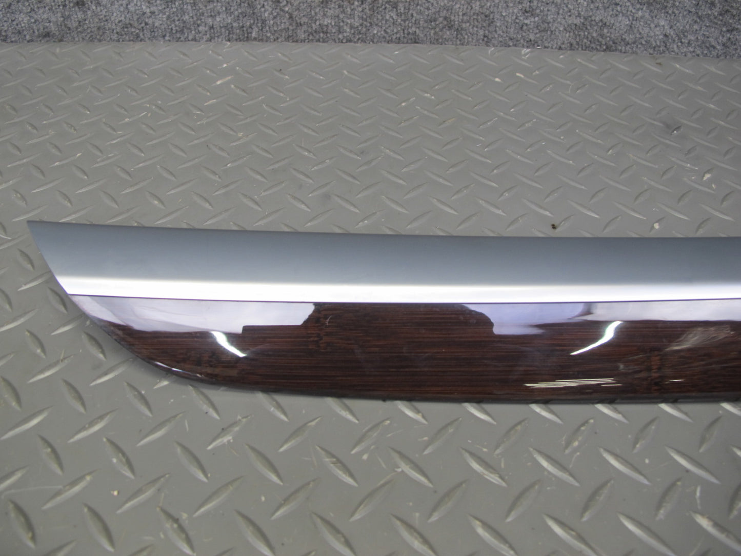 2008-2014 BMW X6 E71 E72 Rear Right & Left Door Panel Wood Trim W/ Handle Set