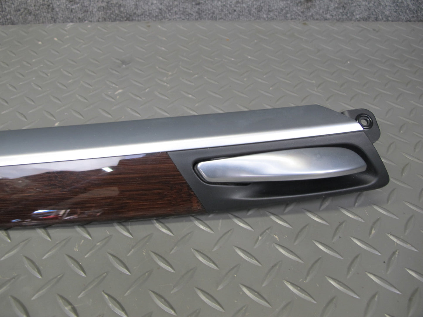 2008-2014 BMW X6 E71 E72 Rear Right & Left Door Panel Wood Trim W/ Handle Set