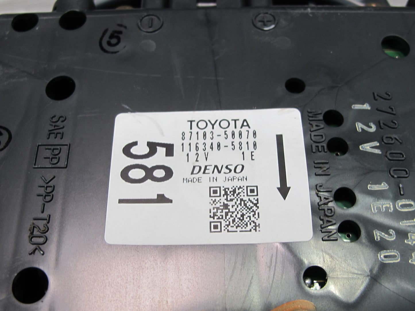 01-06 Lexus UCF30L LS430 A/C Heater Blower Motor Fan 87103-50070 OEM