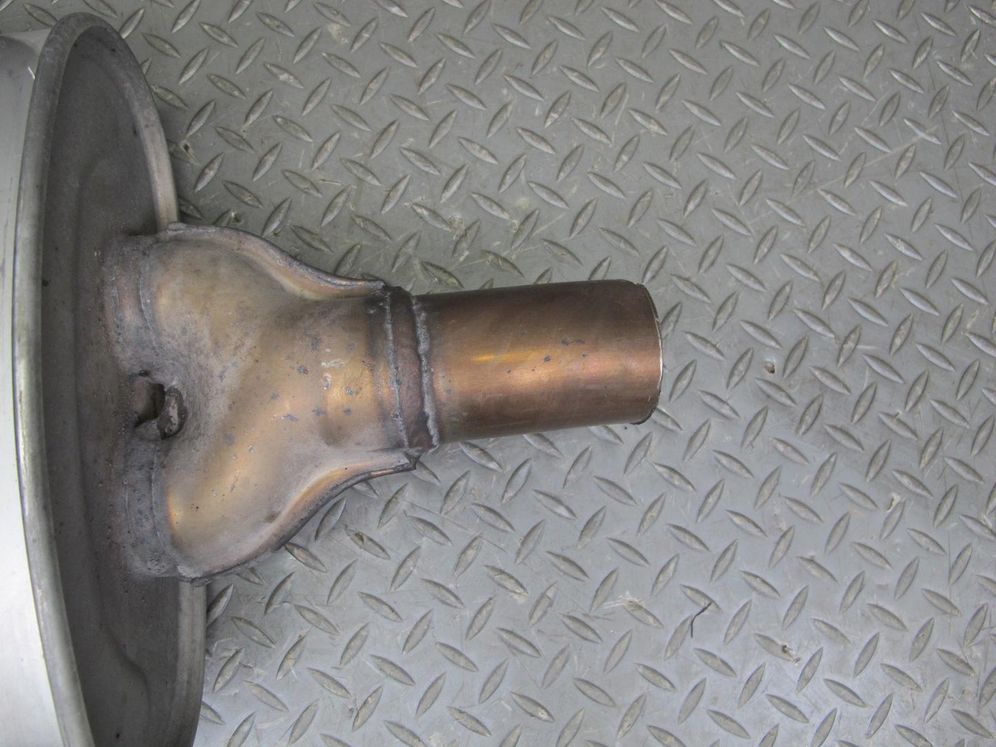 09-13 Mini Cooper JCW R56 R57 Rear Exhaust Muffler w Tips 7585282 OEM