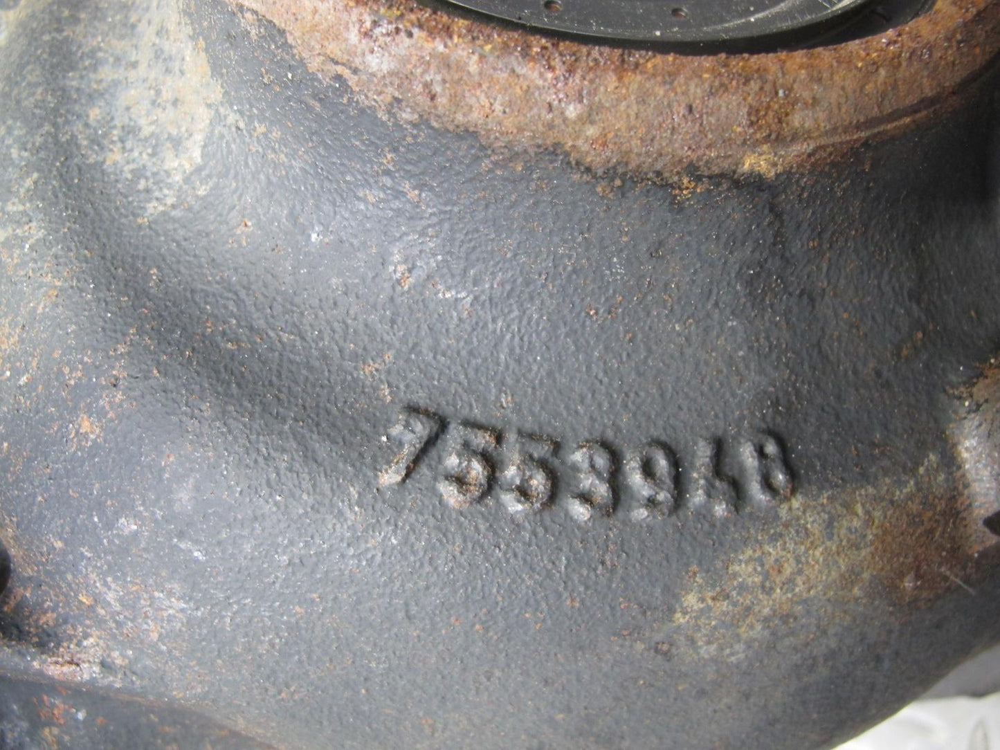 2010-2011 BMW X6 E71 E72 Rear Axle Differential Carrier Gear Ratio 3.64