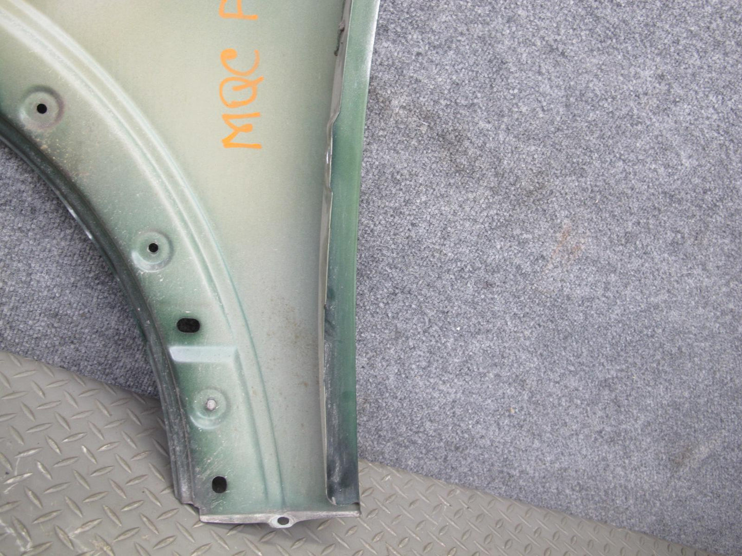 07-13 Mini R55 R56 R57 R58 R59 Front Right Fender Shell Cover Panel Green OEM