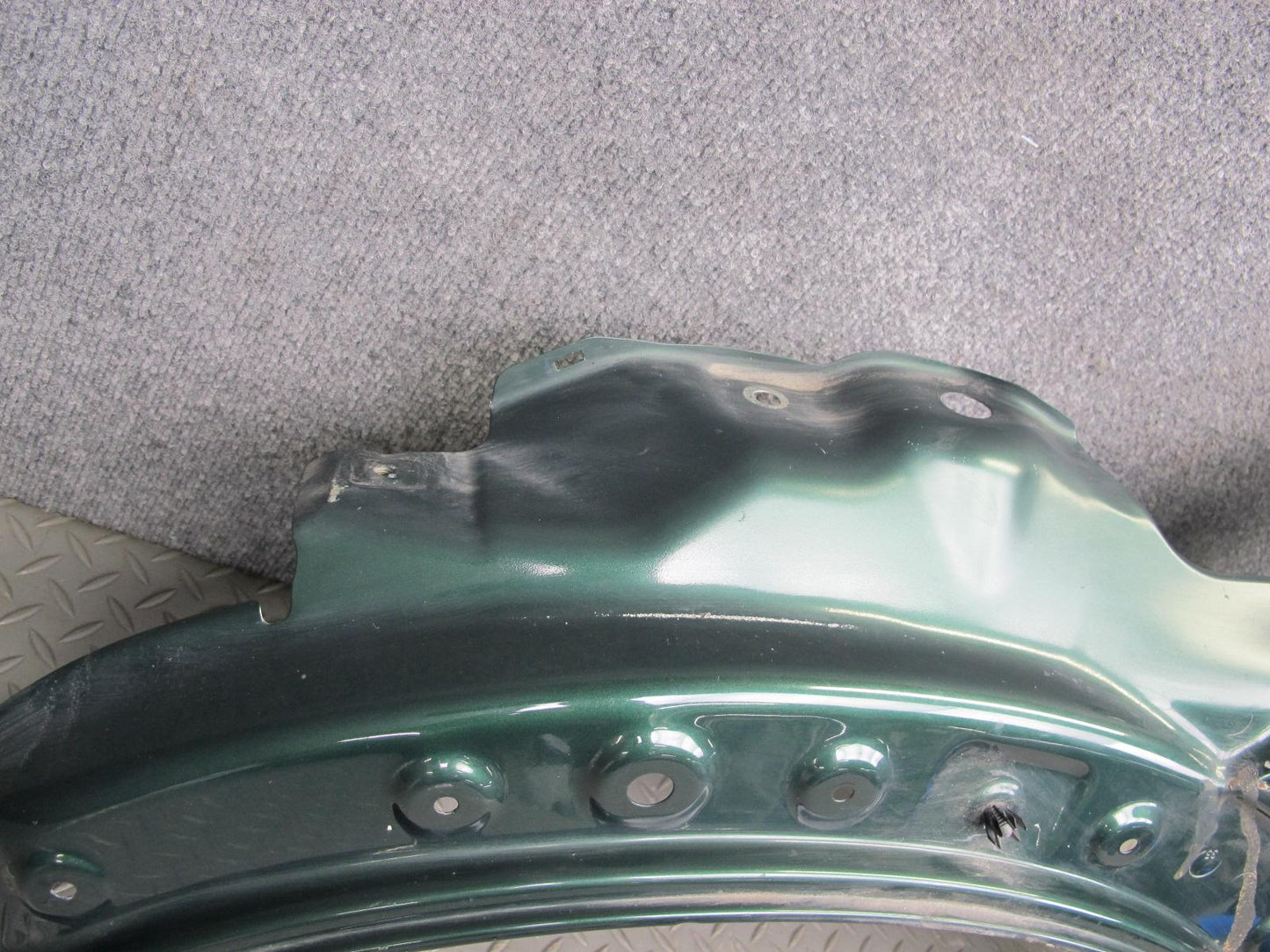 07-13 Mini R55 R56 R57 R58 R59 Front Left Fender Shell Cover Panel Green OEM