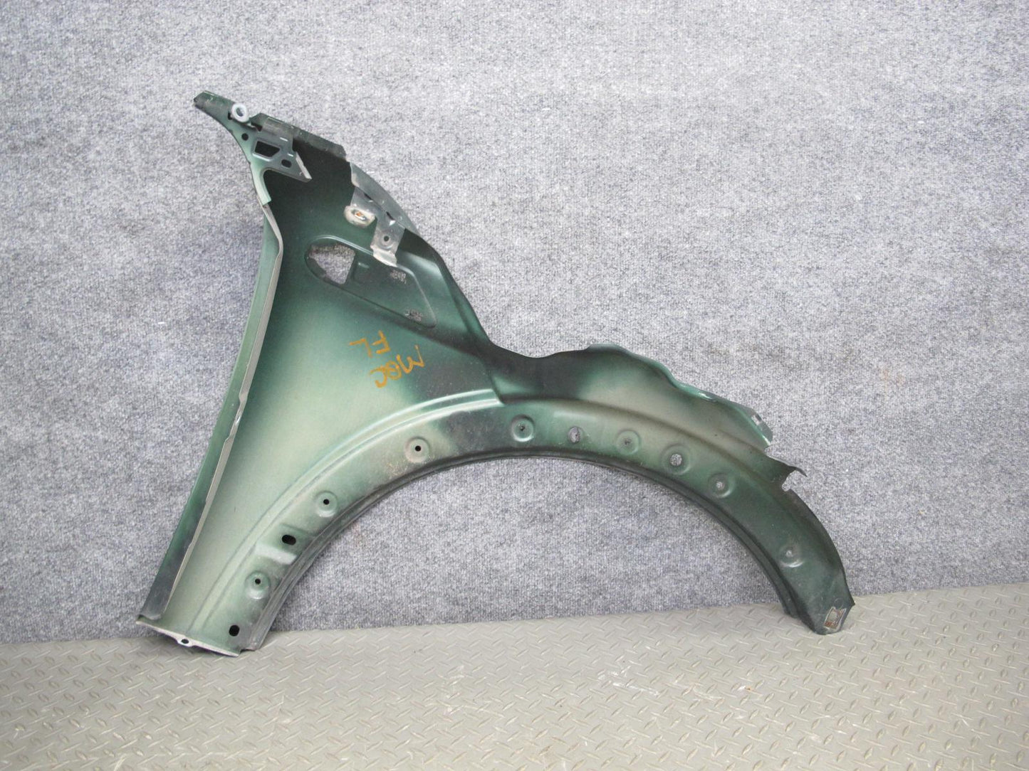 07-13 Mini R55 R56 R57 R58 R59 Front Left Fender Shell Cover Panel Green OEM
