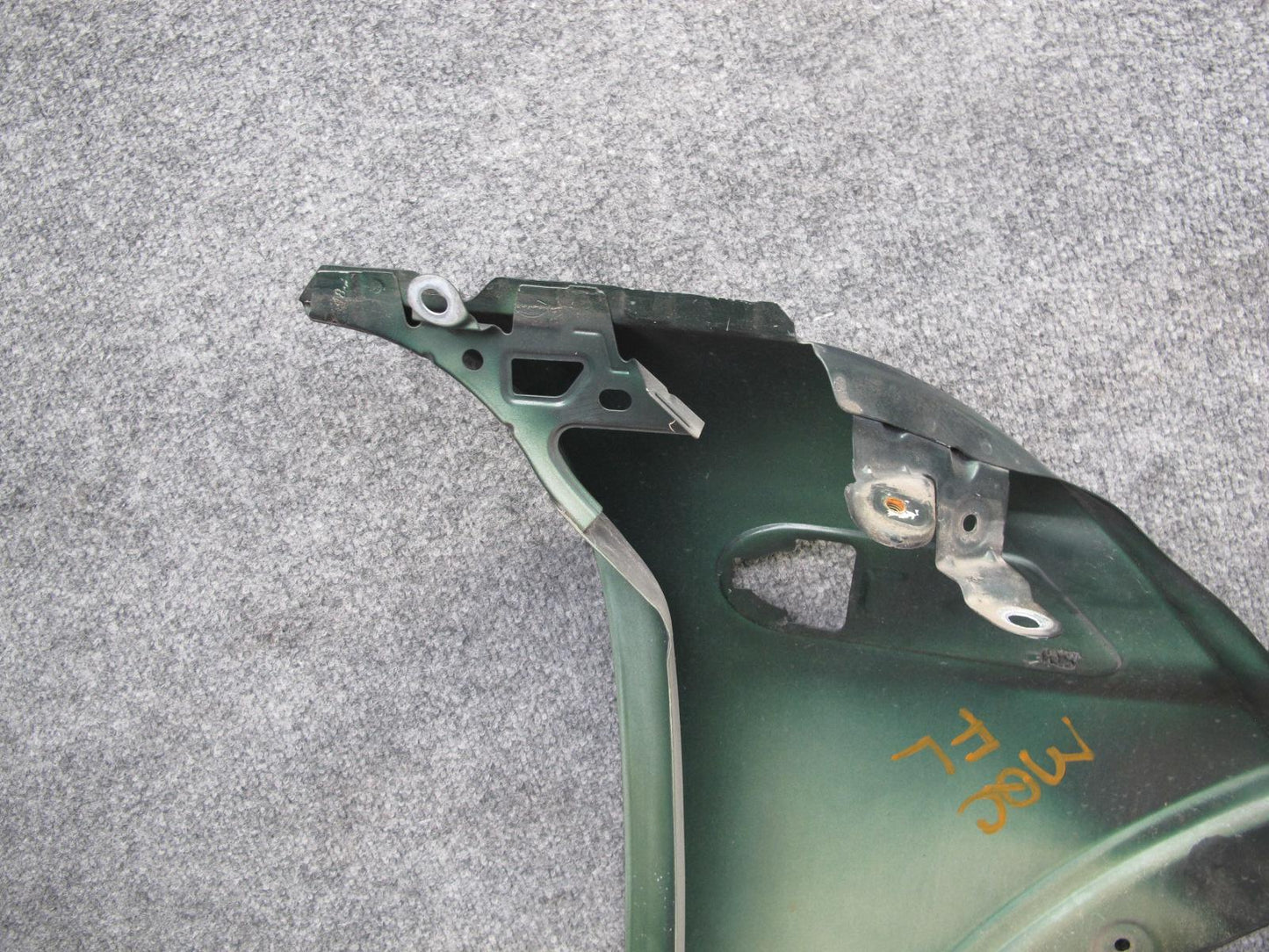 07-13 Mini R55 R56 R57 R58 R59 Front Left Fender Shell Cover Panel Green OEM