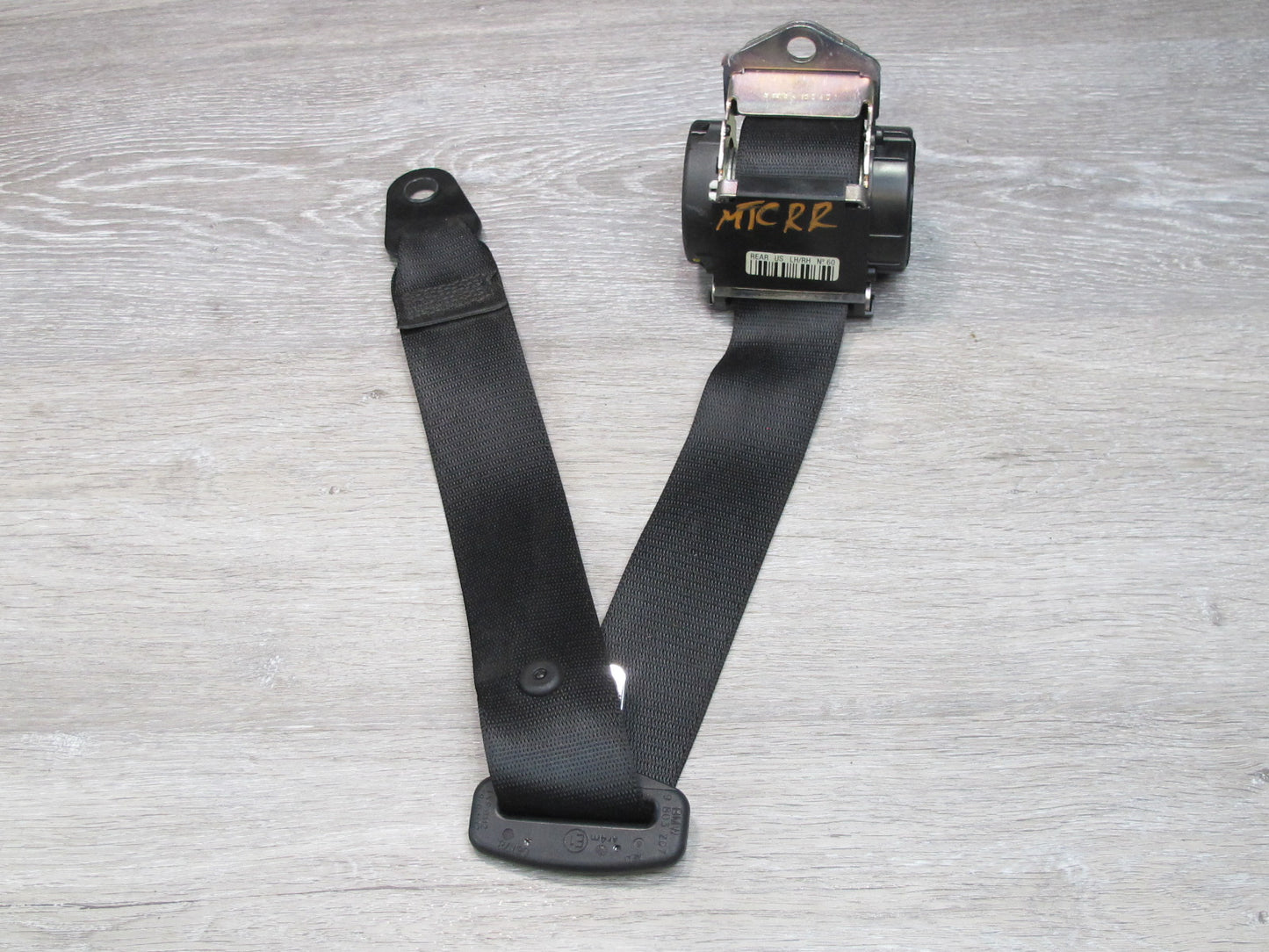 11-16 MINI R60 COUNTRYMAN REAR LEFT & RIGHT SIDE SEATBELT RETRACTOR SET OEM