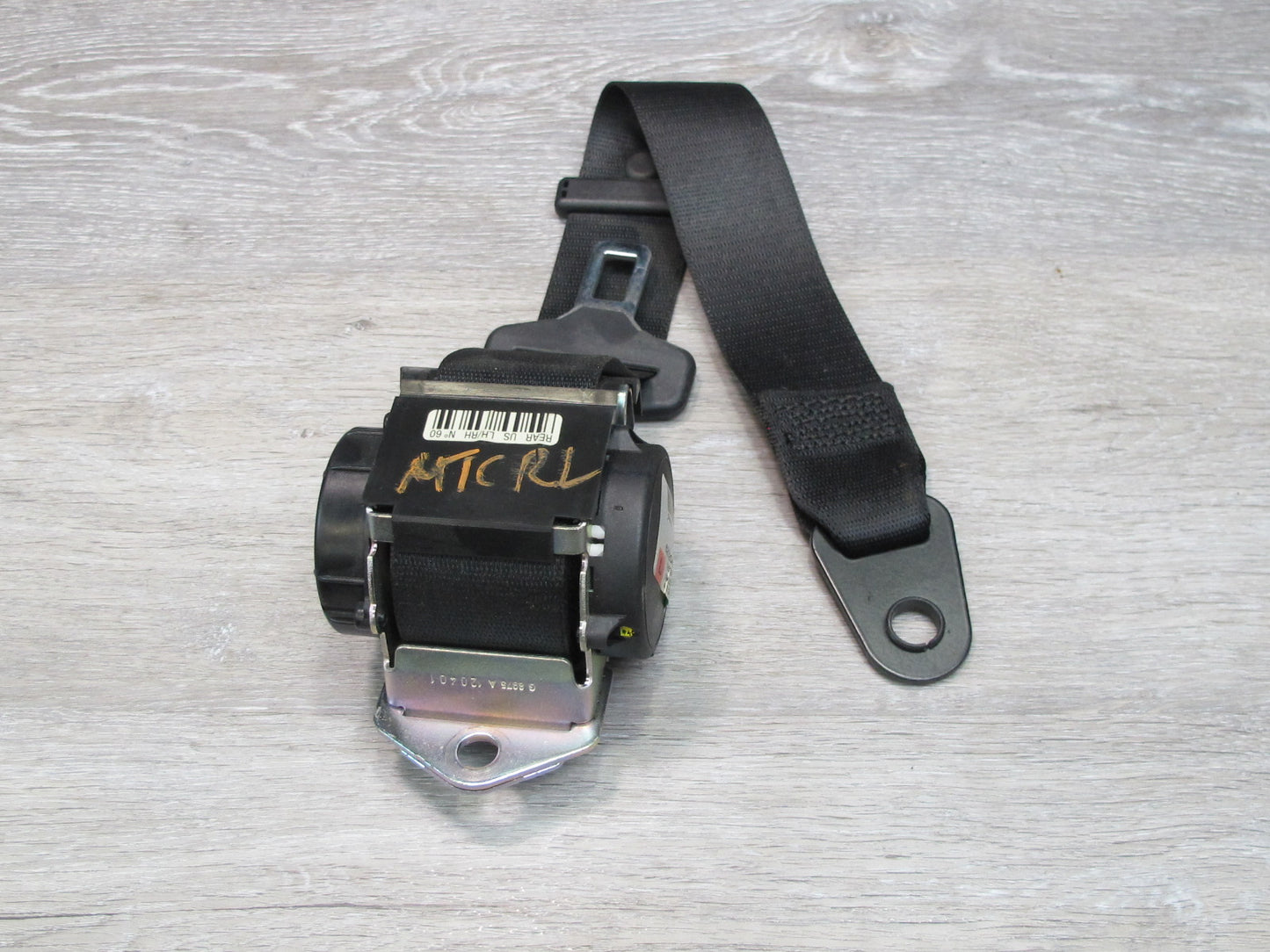 11-16 MINI R60 COUNTRYMAN REAR LEFT & RIGHT SIDE SEATBELT RETRACTOR SET OEM