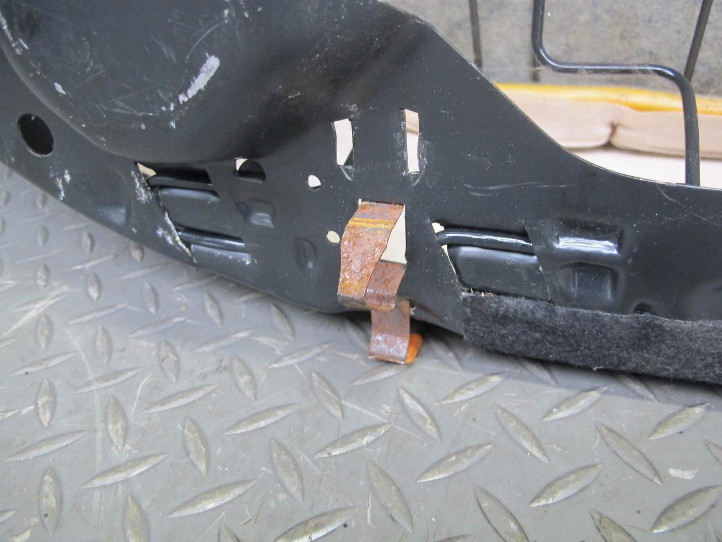 77-85 Mercedes W123 Sedan Rear Leather Seat Upper Lower Cushion Set Palomino OEM