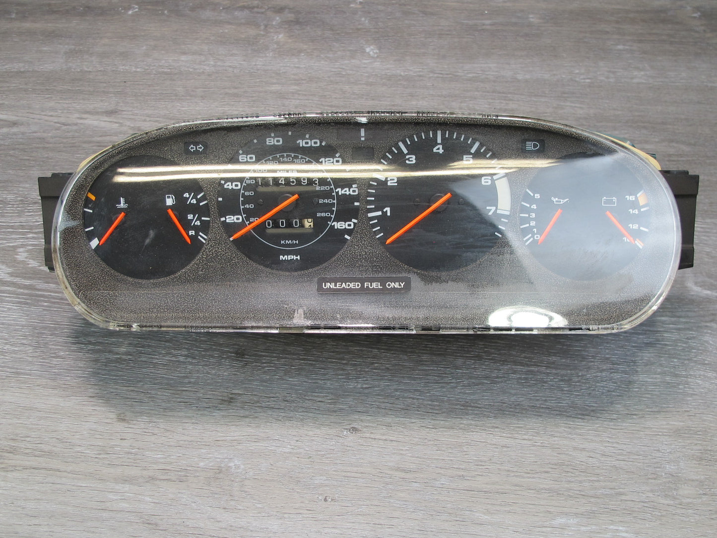 1984 Porsche 928 A/T Automatic Transmission Speedometer Instrument Cluster Gauge