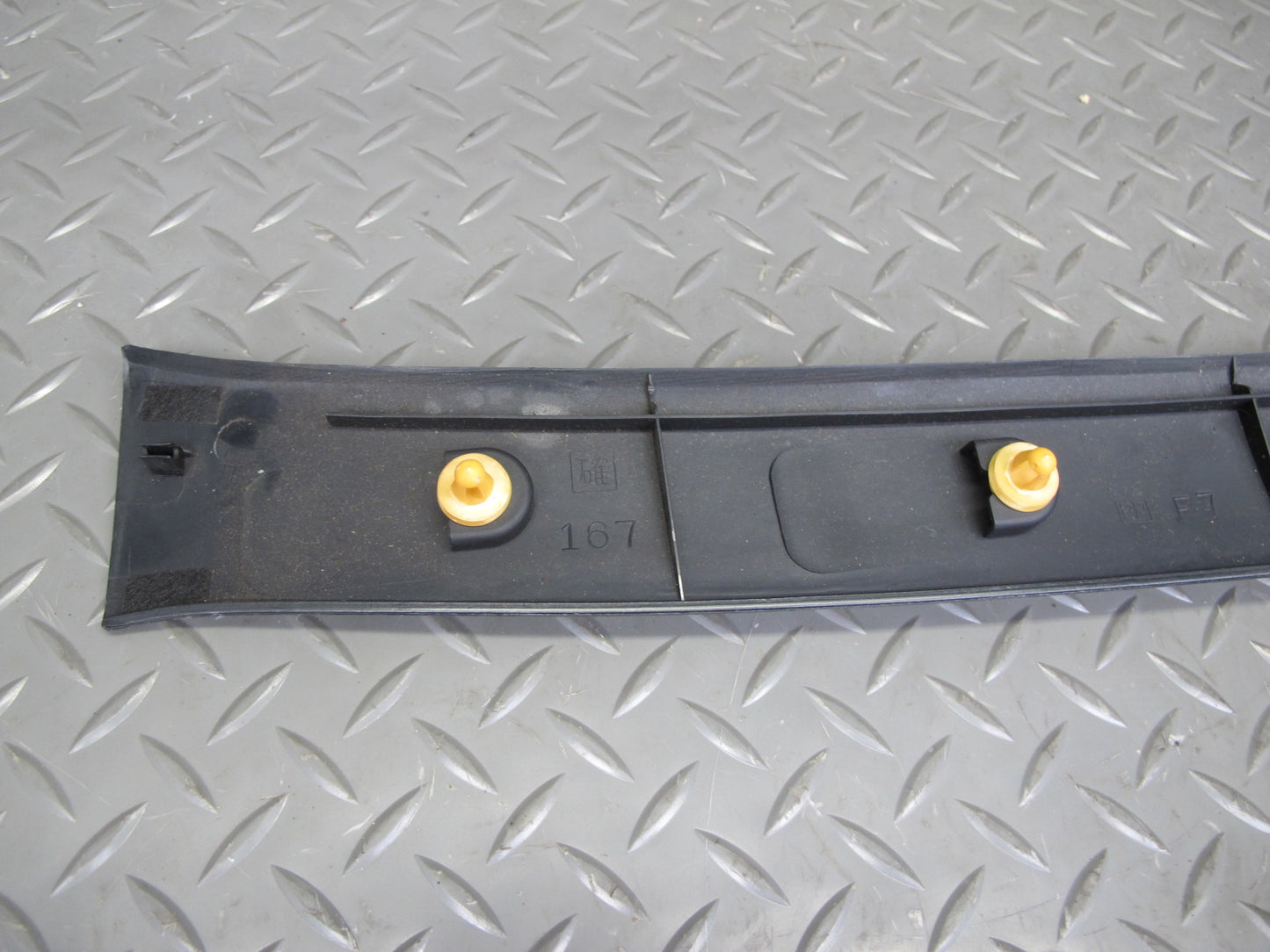 91-95 Toyota SW21L MR2 Rear Window Upper Headliner Trim Panel Cover Black OEM