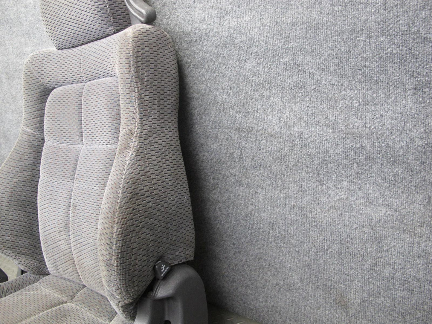 91-93 Dodge Stealth 3000GT Front & Rear Cloth Seat Set Gray OEM