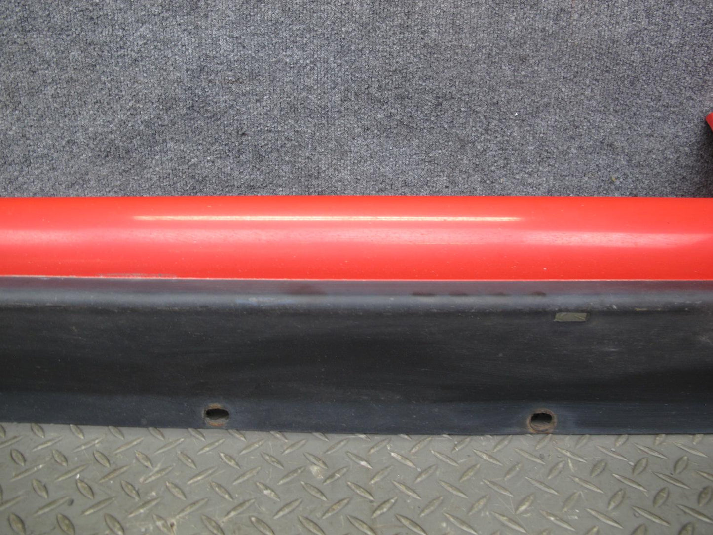 91-93 Dodge Stealth ES Set of 2 Left & Right Side Skirt Rocker Panel RED OEM