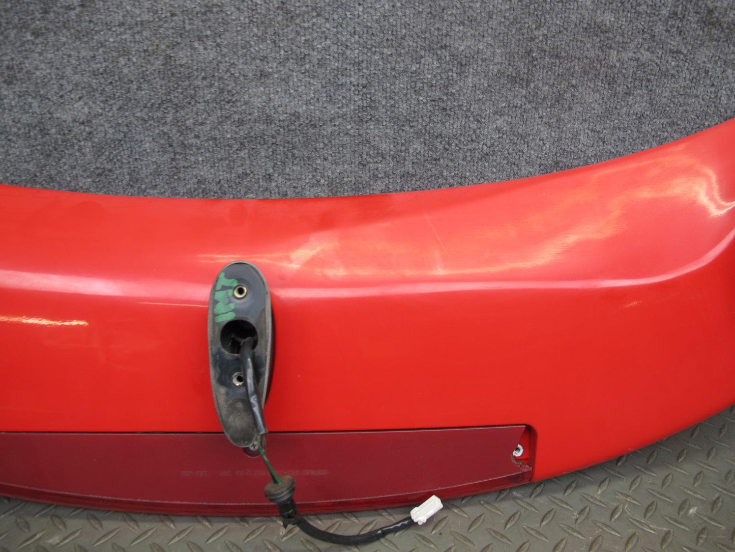 91-96 Dodge Stealth Rear Trunk Spoiler RED w 3RD Third Brake Light OEM