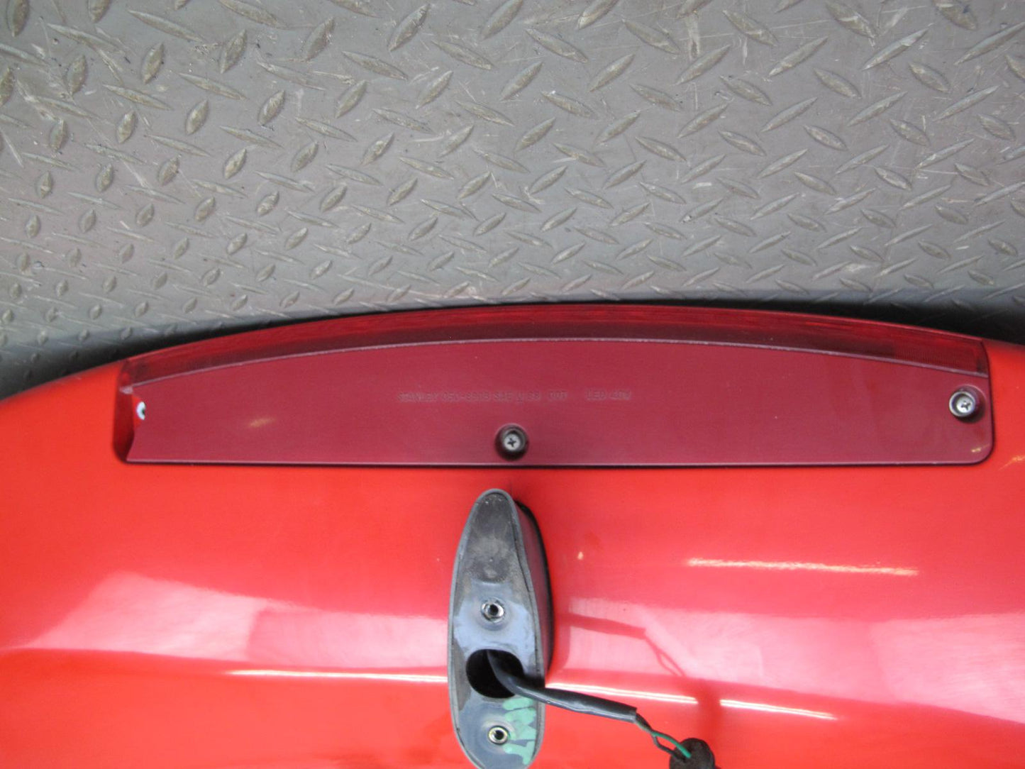 91-96 Dodge Stealth Rear Trunk Spoiler RED w 3RD Third Brake Light OEM