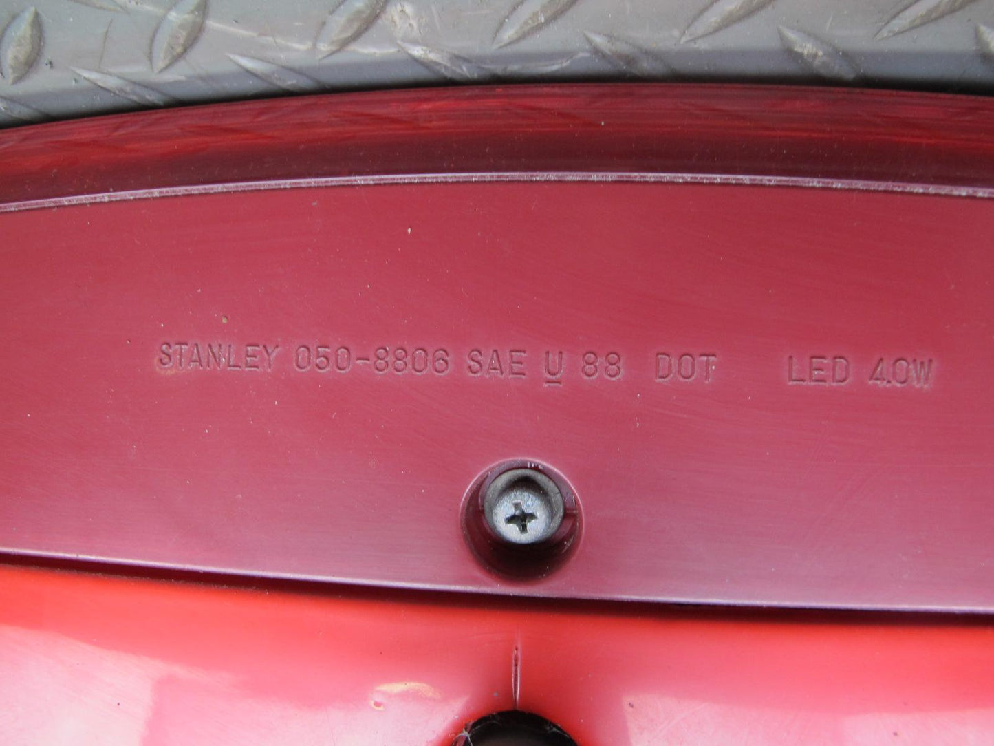 91-96 Dodge Stealth Rear Trunk Spoiler RED w 3RD Third Brake Light OEM