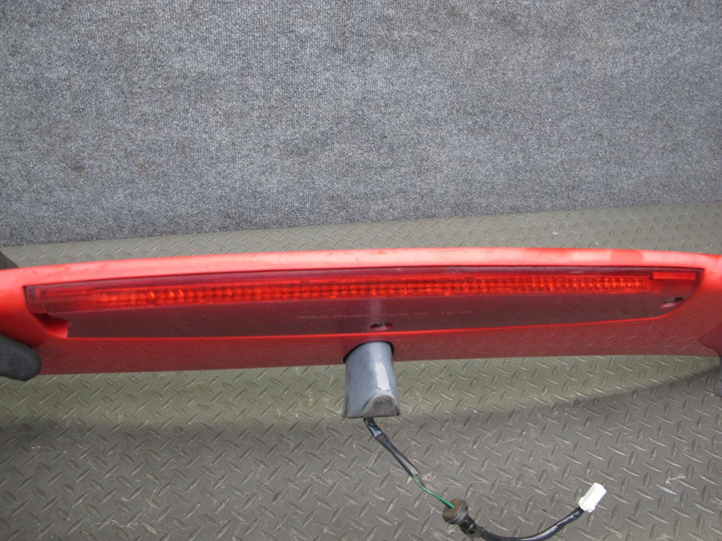 91-96 Dodge Stealth Rear Trunk Spoiler RED w 3RD Third Brake Light OEM