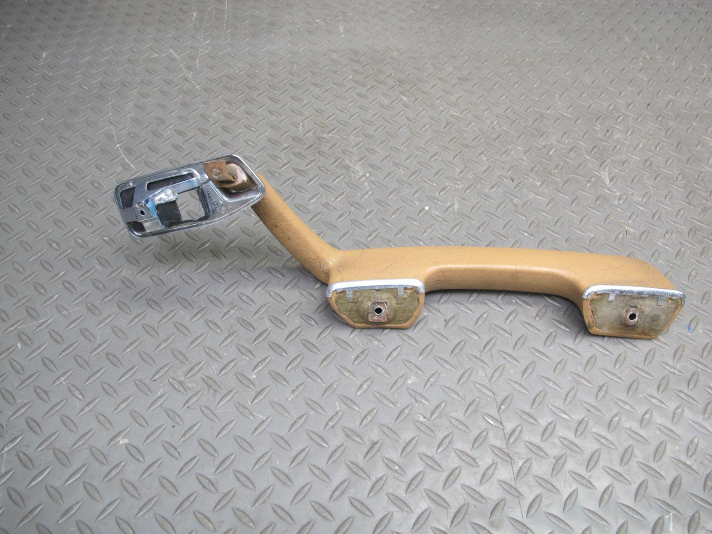 80-85 Mercedes W123 Sedan Rear Left Door Interior Trim Panel w Armrest OEM