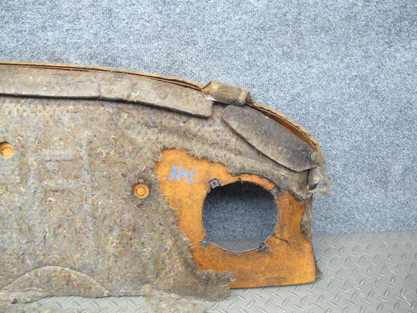 77-85 Mercedes W123 Sedan Rear Parcel Shelf Cover Panel OEM