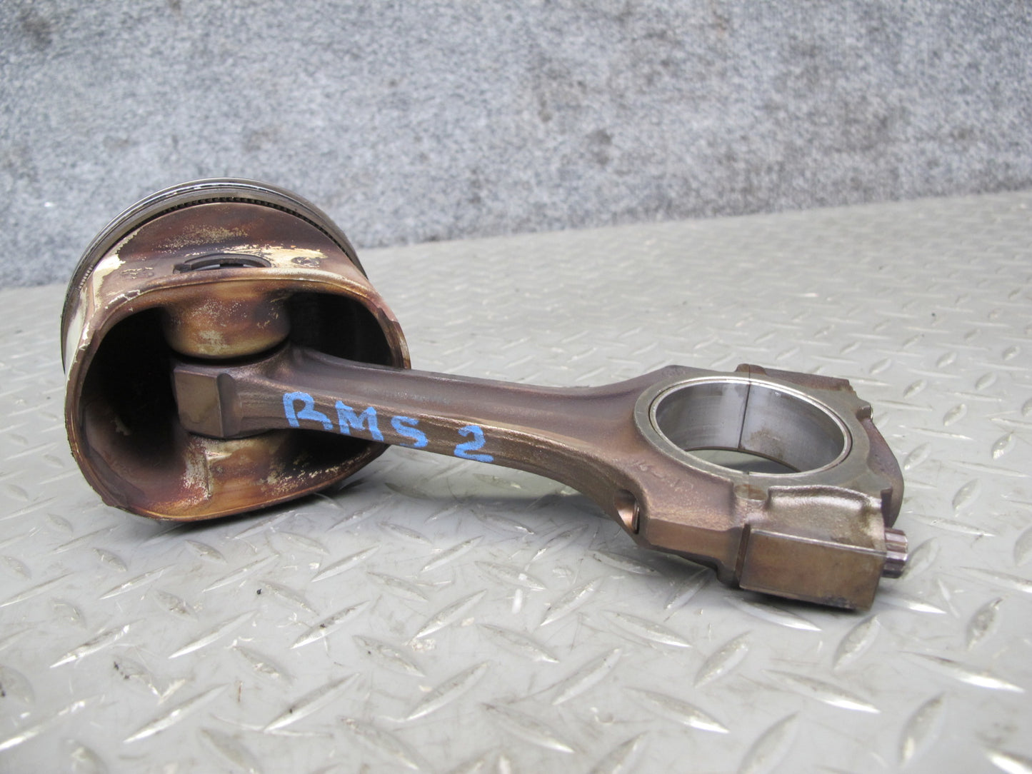96-99 Mercedes W140 S500 5.0L M119 119.980 Engine Piston Connecting Rod Set OEM