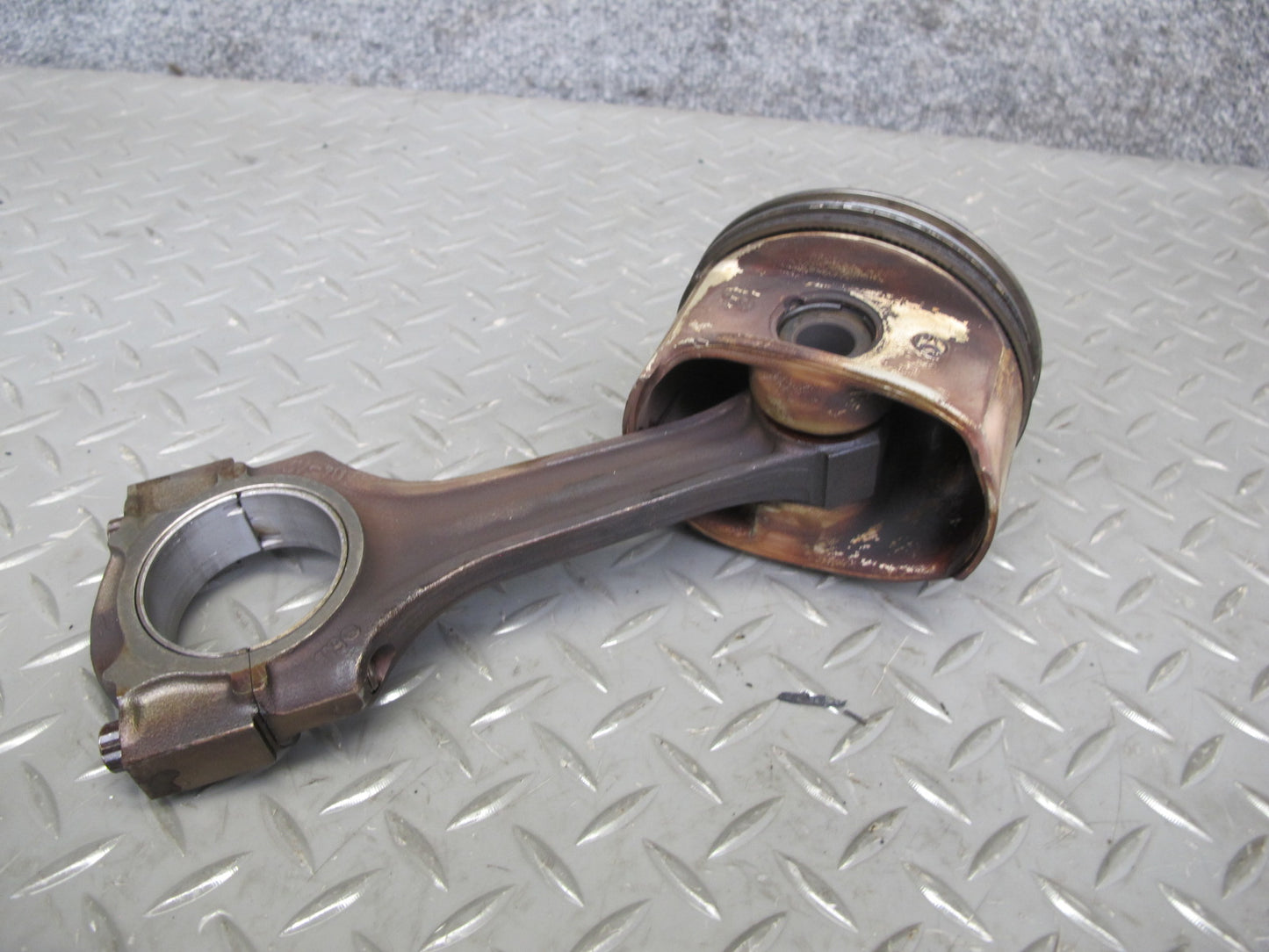 96-99 Mercedes W140 S500 5.0L M119 119.980 Engine Piston Connecting Rod Set OEM