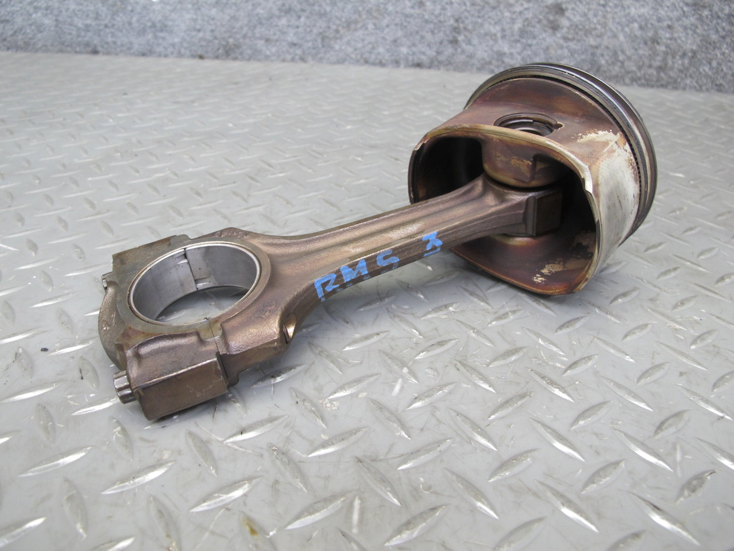 96-99 Mercedes W140 S500 5.0L M119 119.980 Engine Piston Connecting Rod Set OEM