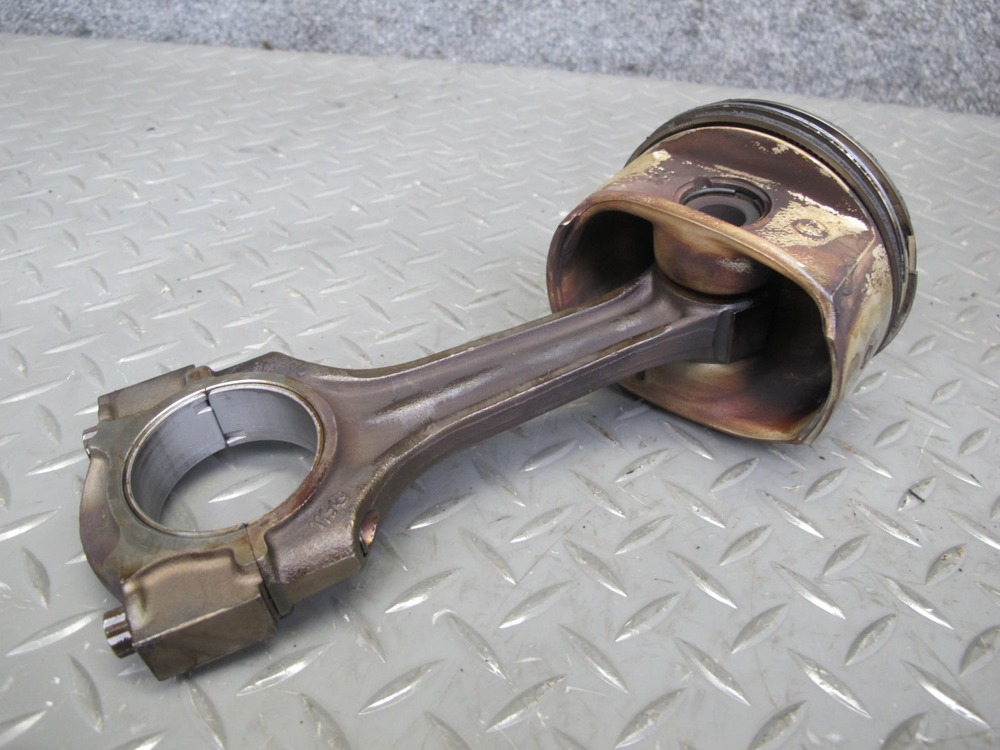 96-99 Mercedes W140 S500 5.0L M119 119.980 Engine Piston Connecting Rod Set OEM