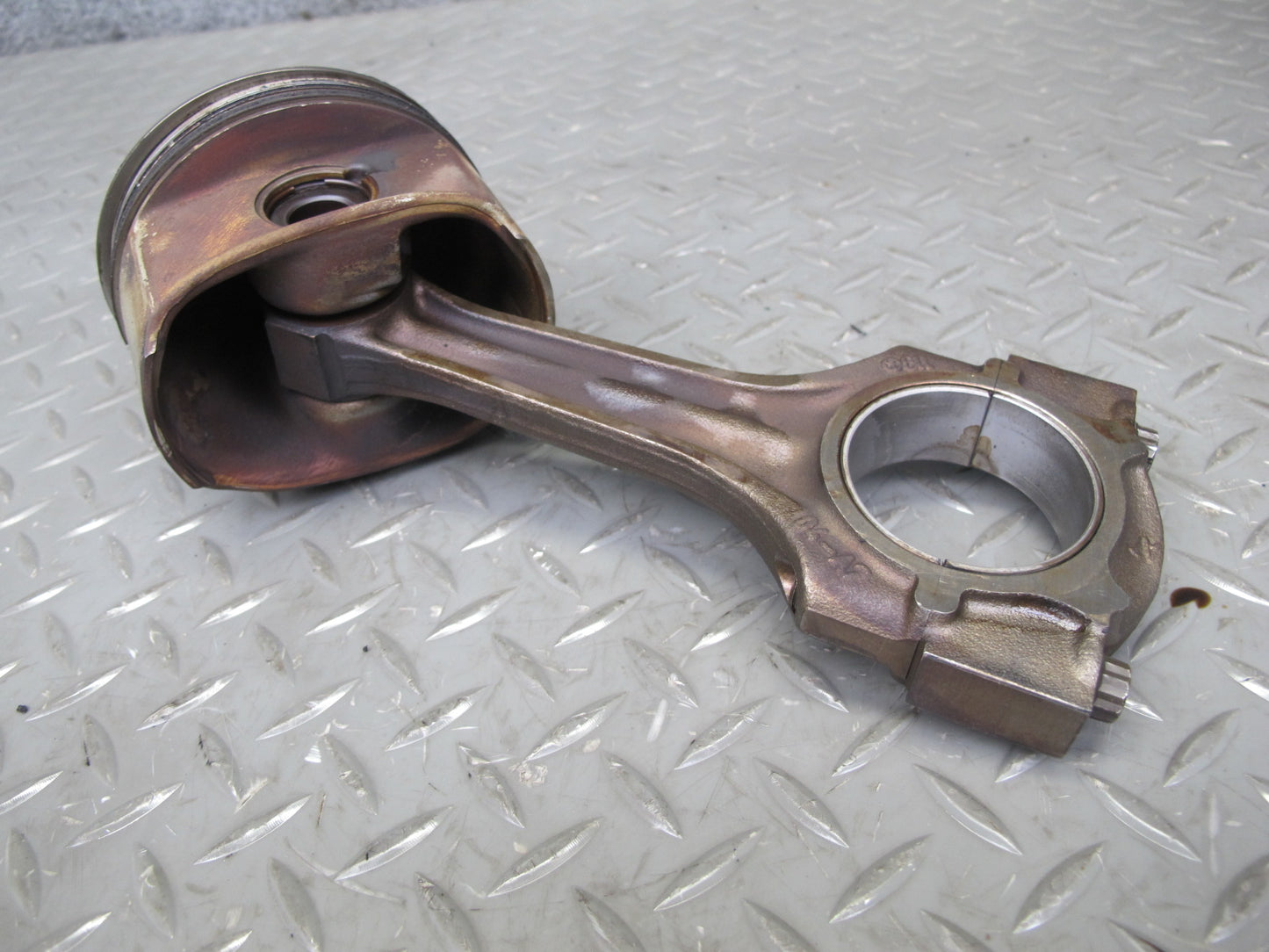 96-99 Mercedes W140 S500 5.0L M119 119.980 Engine Piston Connecting Rod Set OEM
