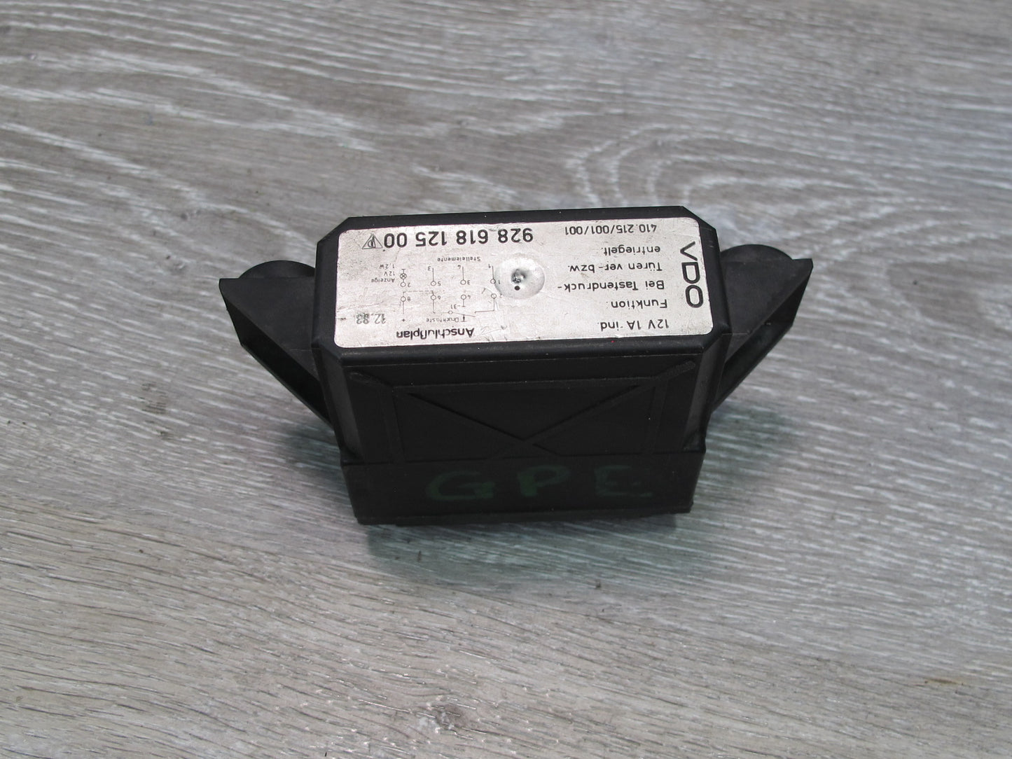 1984-1991 Porsche 928 S VDO Central Locking Control Module 92861812500