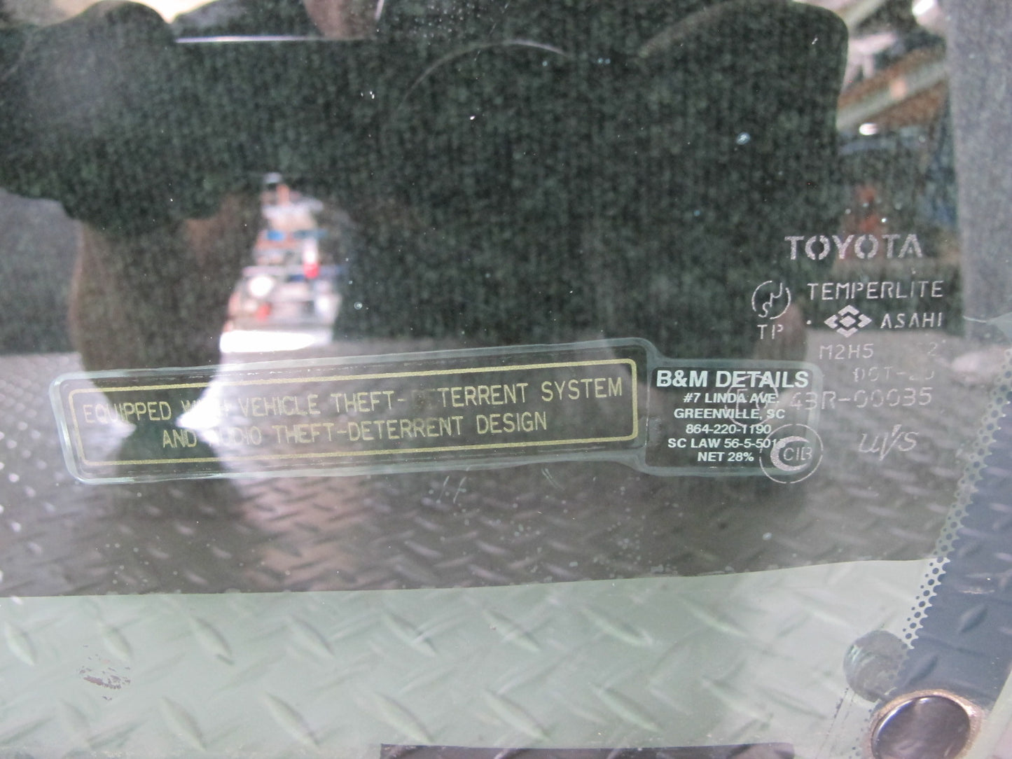98-00 Lexus UCF20L LS400 Front Left Driver Door Glass Window Tinted OEM