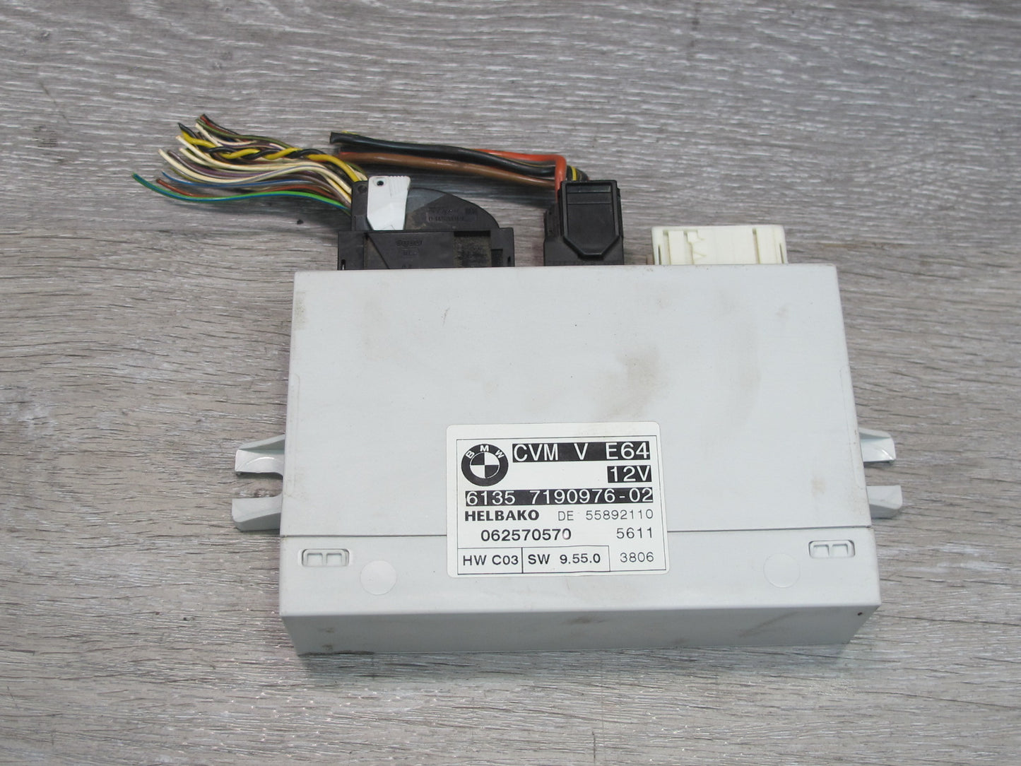 2006-2010 BMW E64 Convertible Folding TOP Roof Control Module 7190976