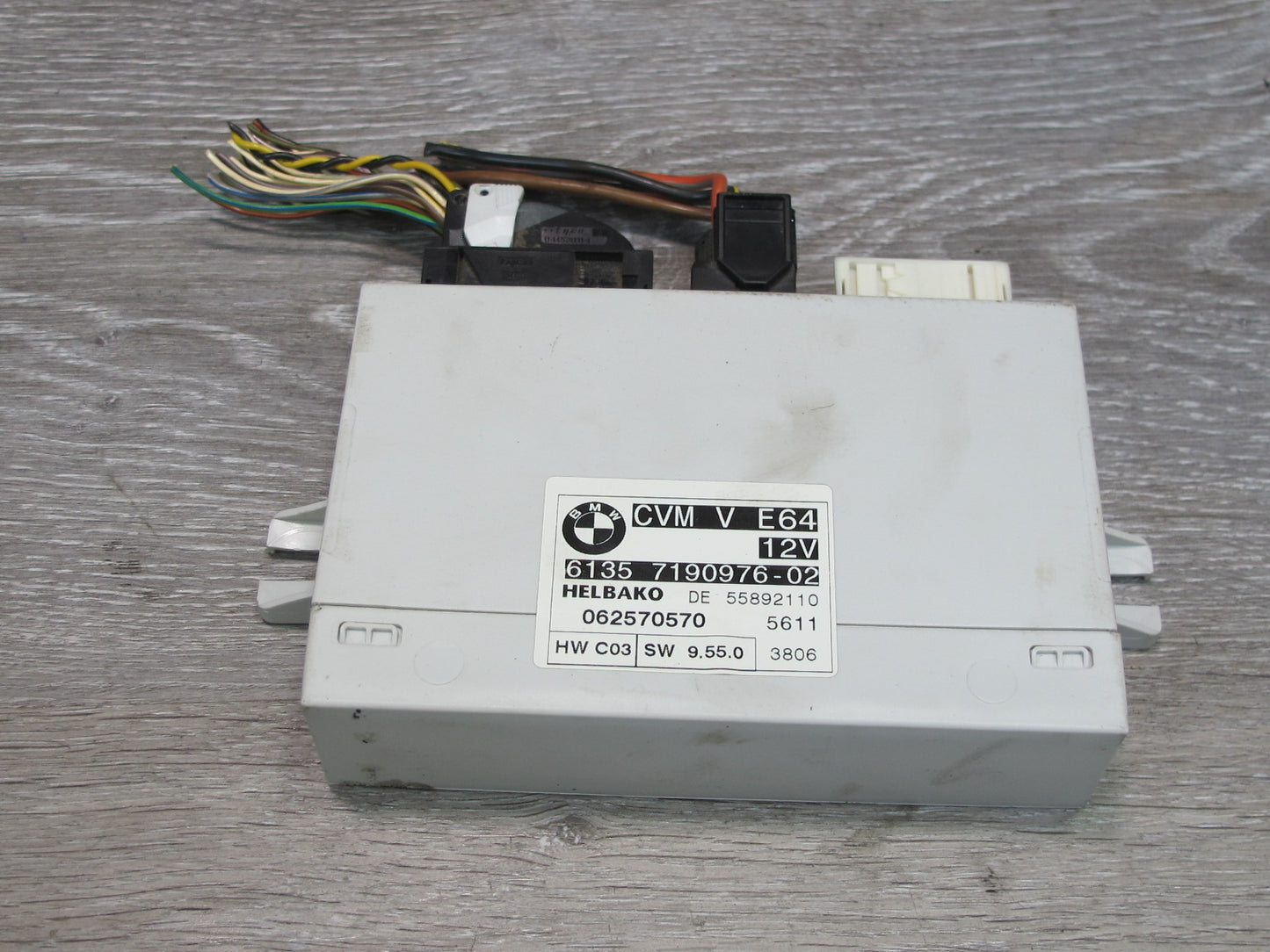 2006-2010 BMW E64 Convertible Folding TOP Roof Control Module 7190976