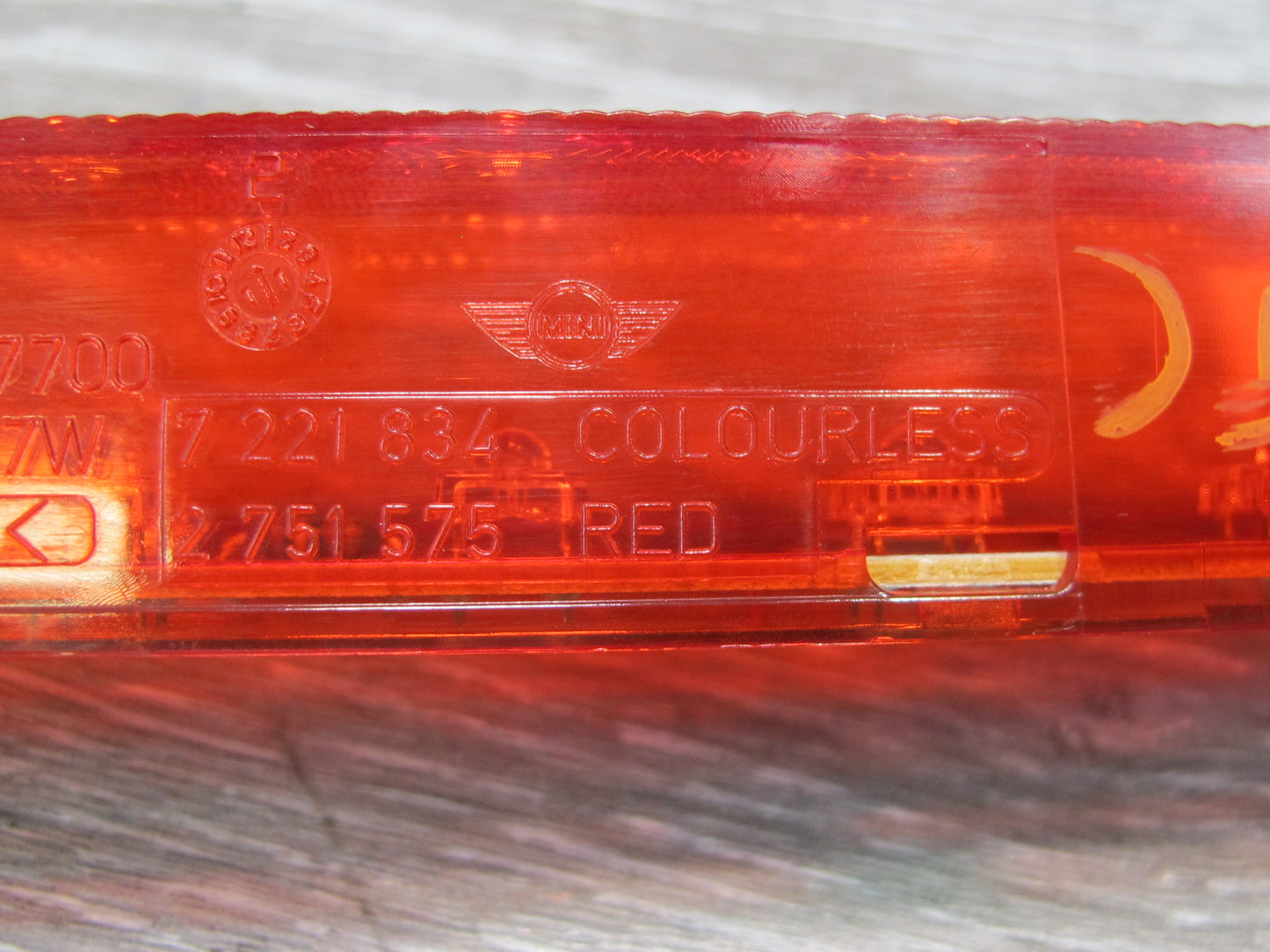11-16 Mini Cooper R60 Countryman Rear Third 3RD Brake Light Lamp 2751575 OEM