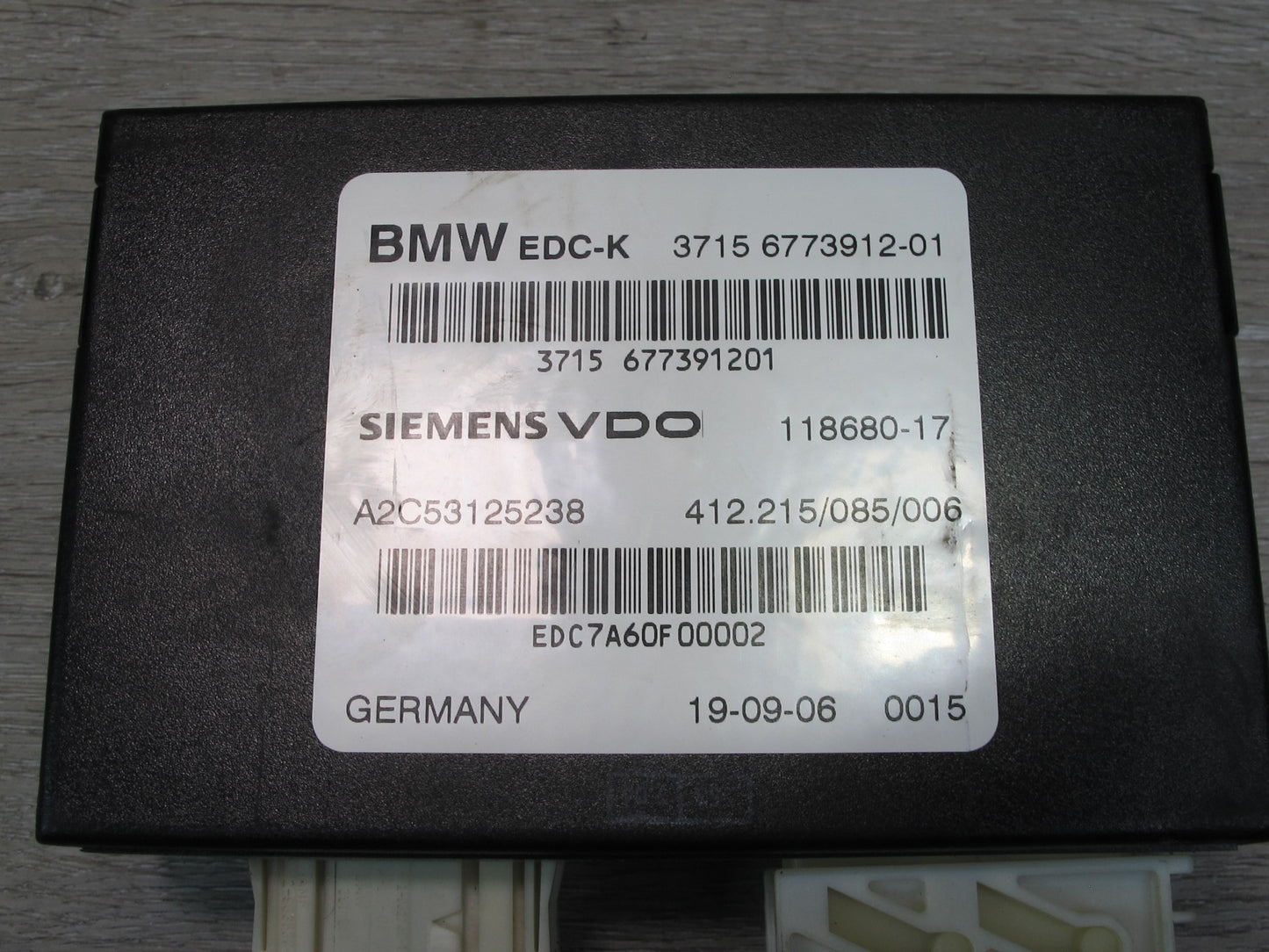 2006-2010 BMW E63 E64 M6 Suspension Damping Control Module 6773912