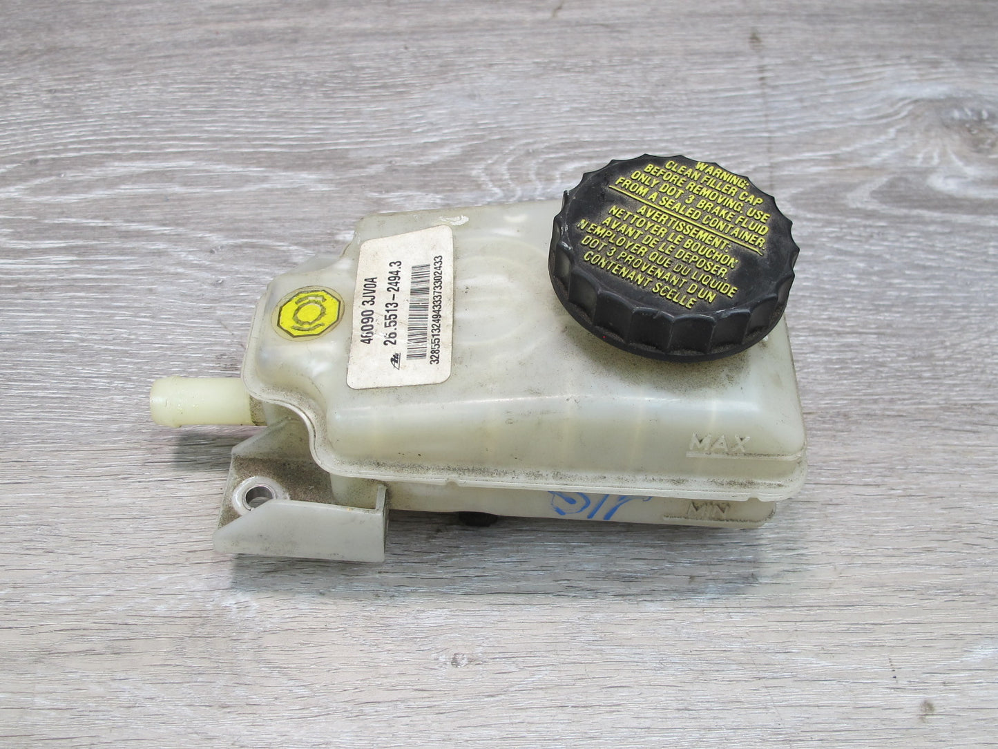2014-2020 Infiniti QX60 Brake Master Cylinder Fluid Reservoir Tank 46090-3JV0A