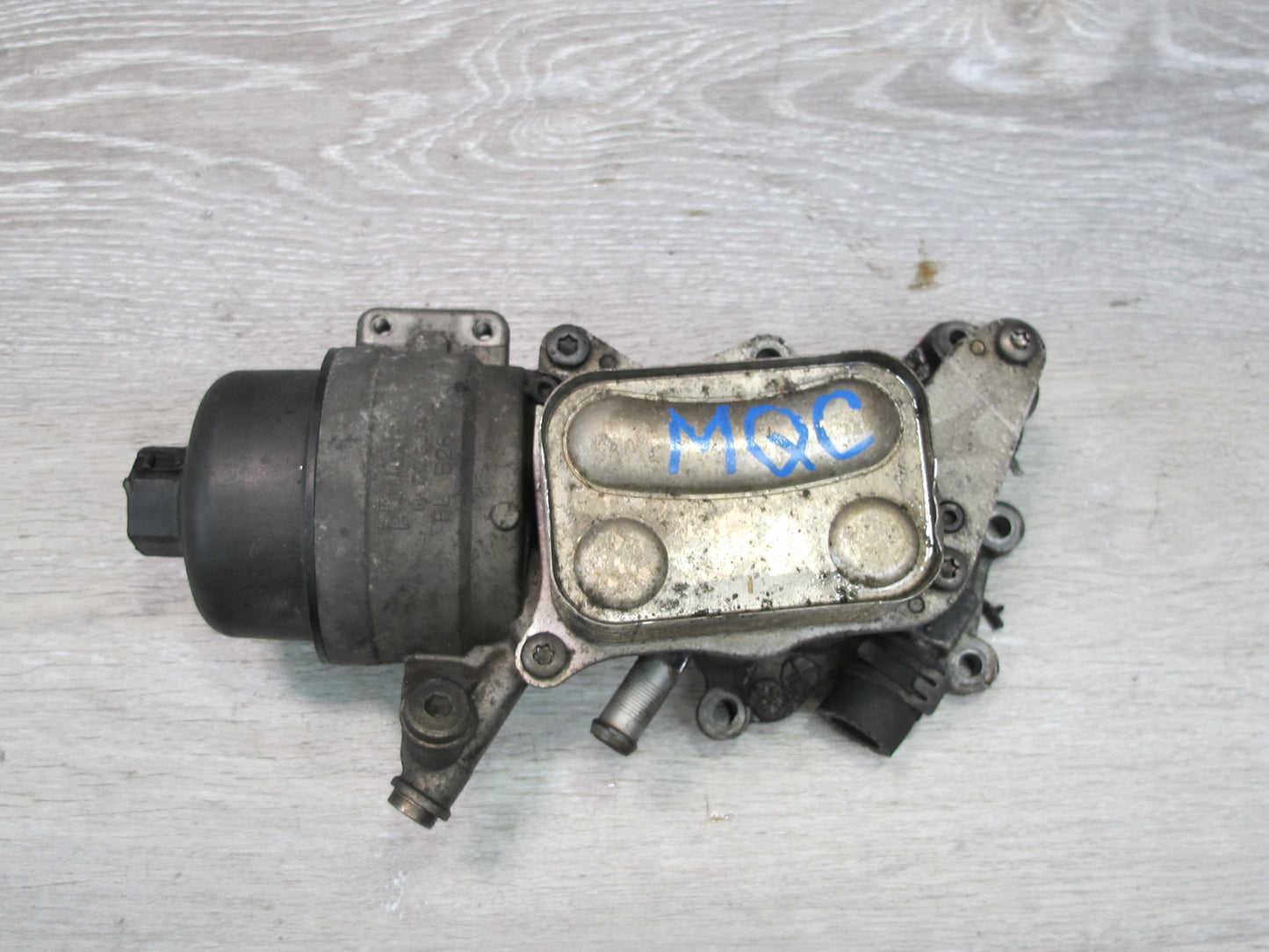 11-15 Mini Cooper JCW R55 R56 R57 R58 N14 Engine Oil Filter Housing w Cooler OEM
