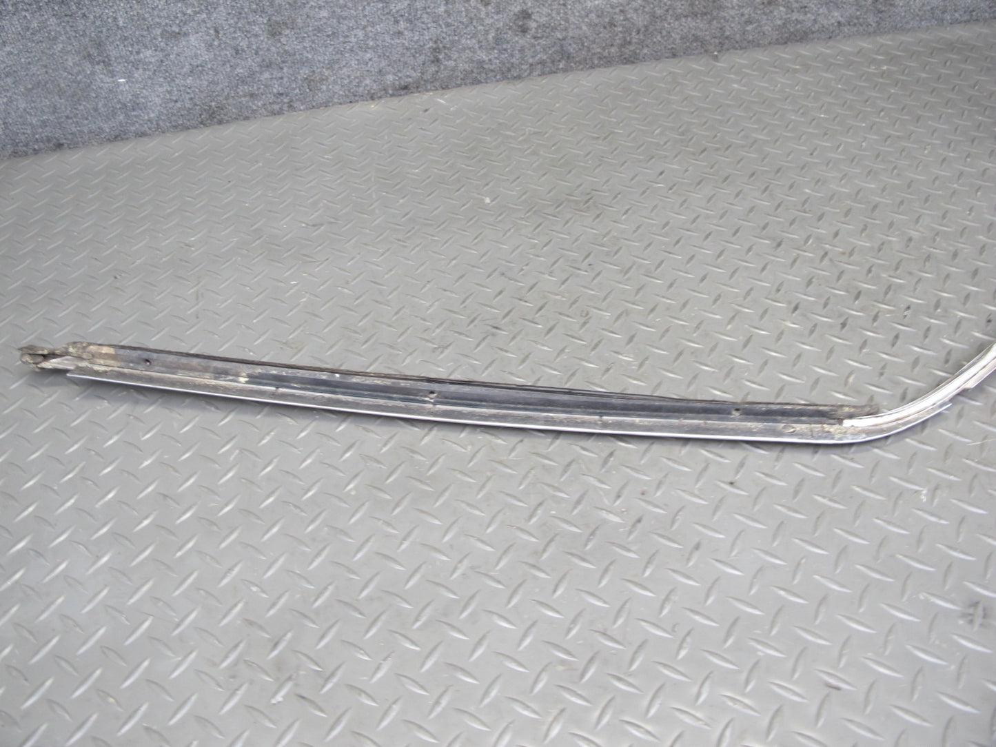 77-85 Mercedes W123 Sedan Left & Right Door Upper Roof Chrome Trim Molding Set